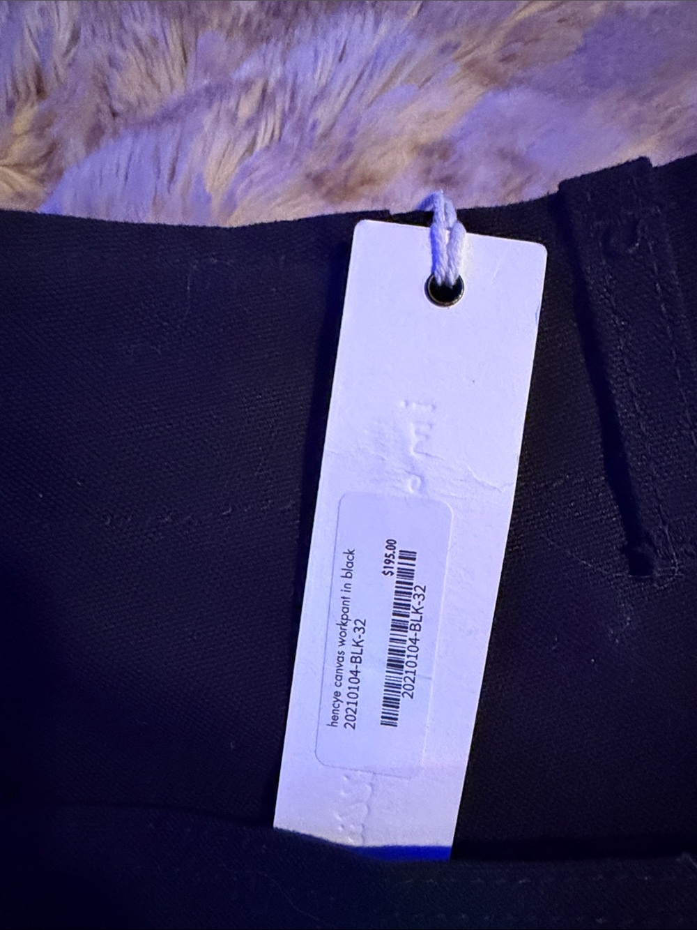 The Imogene + Willie Hencye Canvas Workpant in Black - Picture 4 of 4